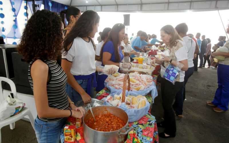 Salvador,,Bahia,,Brazil,-,October,13,,2019:,Food,Distribution,During